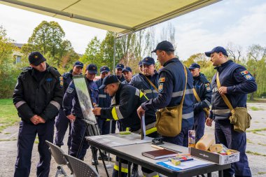 Rescue Training Headquarters of the Ministry of Emergency Situations. October 12, 2022 Beltsy Moldova