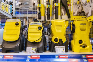 Vacuum cleaners Karcher. Department of cleanliness in the supermarket. October 11, 2022 Beltsy Moldova.