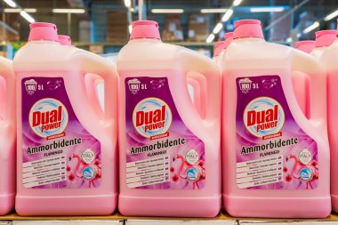 Dual Power for laundry. Department of cleanliness in the supermarket. October 11, 2022 Beltsy Moldova.