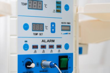 New device, selective focus. Medical equipment in the maternity ward of the hospital. October 12, 2022 Beltsy Moldova