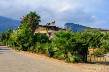 August 11, 2022 Beldibi, Kemer district, Antalya Province, Turkey. A popular resort tourist village with picturesque nature.
