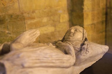 August 22, 2022 Prague, Czech Republic. Religious and cultural heritage in the medieval Cathedral of St. Vitus, Wenceslas and Vojtech.