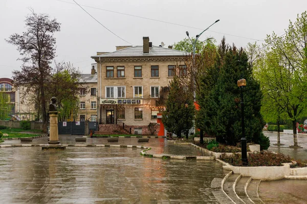 April 2022 Balti Moldova City Rain Cloudy Weather — Photo