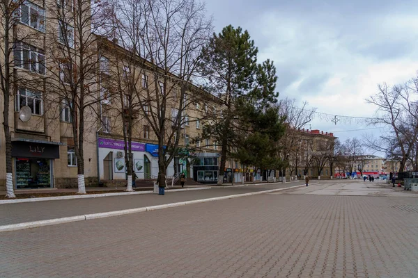 2022年2月3日 バルティ モルドバ 市内中心部の観光客のための認識可能なビュー — ストック写真
