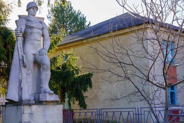 Φεβρουαρίου 2022 Cuhurestii Μολδαβία Συντακτικό Υπόβαθρο Για Ειδήσεις Μνημείο Για — Φωτογραφία Αρχείου