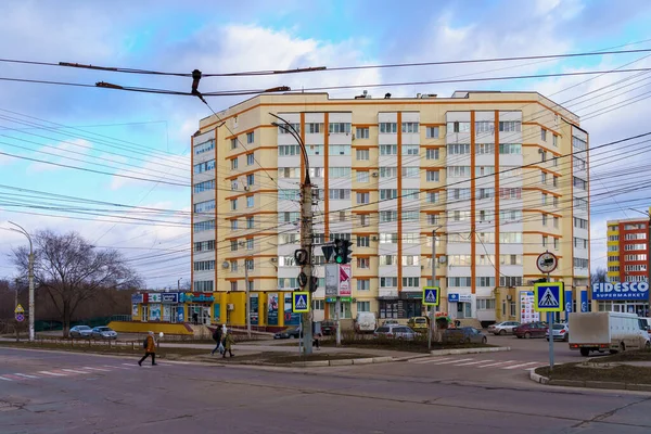 January 2022 Balti Moldova Dormitory Urban Area Background — Photo