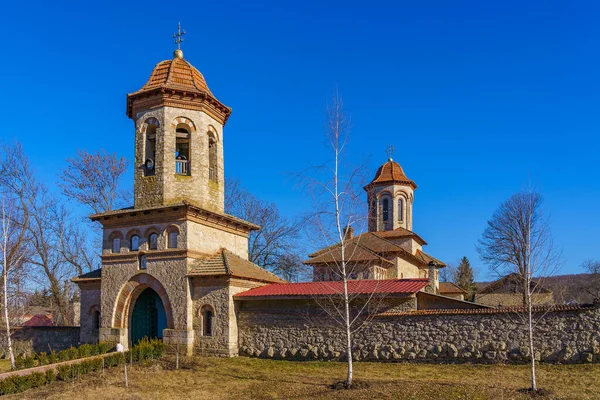 February 2022 Cuhurestii Moldova Editorial Background News Ancient Stone Church — ストック写真