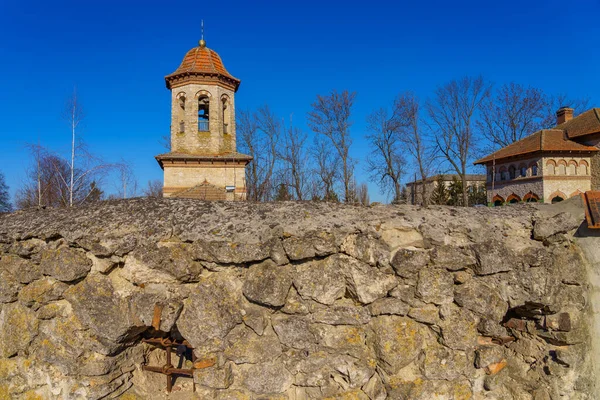 February 2022 Cuhurestii Moldova Editorial Background News Ancient Stone Church — Zdjęcie stockowe