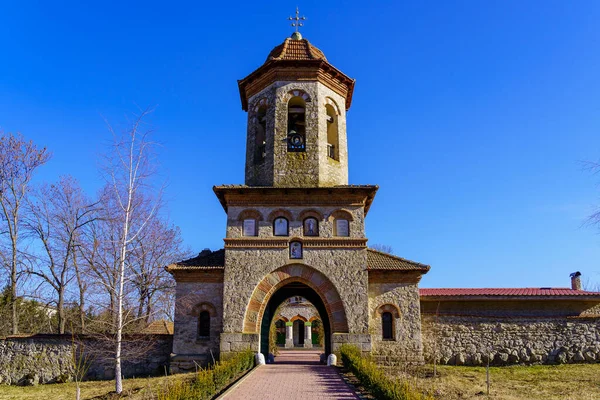 February 2022 Cuhurestii Moldova Editorial Background News Ancient Stone Church — Stock Fotó