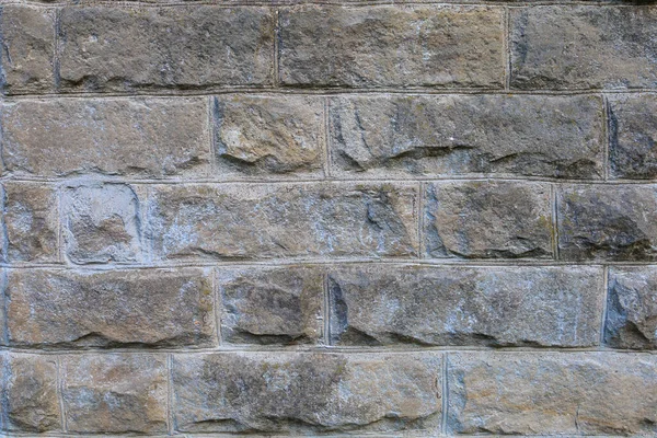 Ruwe Textuur Van Een Wilde Stenen Muur Achtergrond Voor Ontwerp — Stockfoto