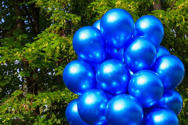 Balloons Released Sky Holiday — Stockfoto