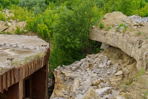 Bunker Nucléaire Secret Abandonné Poste Commandement Guerre Froide Objet 1180 — Photo