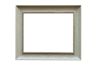 Frame for photo or picture with copy space on white isolated background