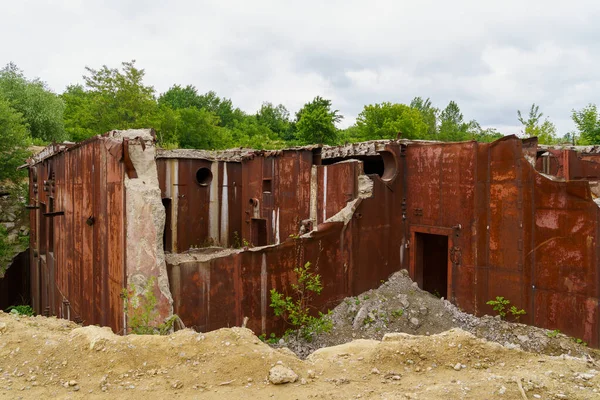 Bunker Nucléaire Secret Abandonné Poste Commandement Guerre Froide Objet 1180 — Photo