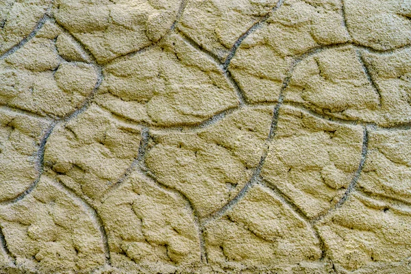 Gesso Imitando Pedra Natural Superfície Parede Texturizada Áspera Fundo Plano — Fotografia de Stock