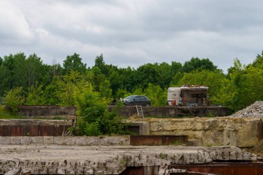 June 5, 2022 Olishkany Moldova. Anti-nuclear secret bunker of the USSR. Abandoned military facility 1180. Alternate command post