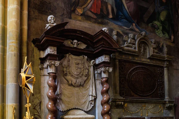 August 2022 Prague Czech Republic Interior Gothic Catholic Cathedral Vitus — Stockfoto