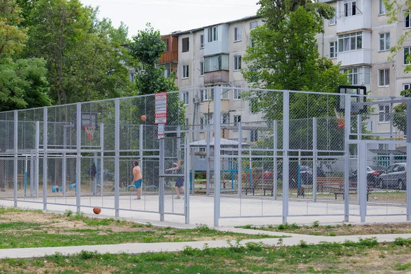 Липня 2022 Року Белці Молдова Ілюстративна Редакція Спортивний Баскетбольний Міні — стокове фото