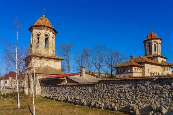 February 2022 Cuhurestii Moldova Editorial Background News Ancient Stone Church — Foto de Stock