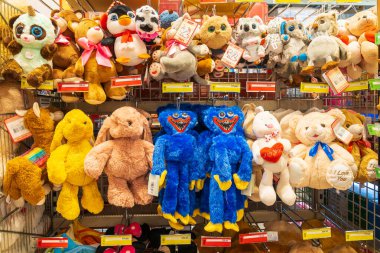 13 Aralık 2022 Beltsy, Moldova. Resimli editör kullanımı için. Doldurulmuş Oyuncaklar