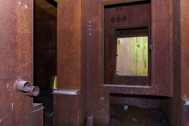 June 5, 2022 Olishkany Moldova. Anti-nuclear secret bunker of the USSR. Abandoned military facility 1180. Alternate command post