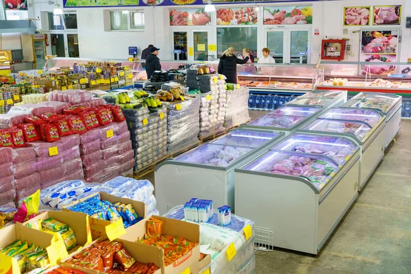 Desconto Loja Preços Baixos Dezembro 2022 Beltsy Moldávia Para Uso — Fotografia de Stock