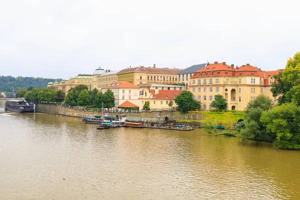 August 2022 Prague Czech Republic Houses Old Classical European Architecture — ストック写真