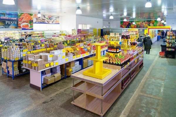 Discounter Store Low Prices December 2022 Beltsy Moldova Illustrative Editorial — Stock Photo, Image