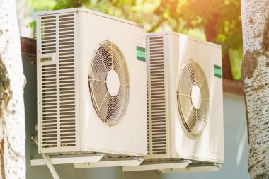 Klima. Seçici odaklı arkaplan ve metin için alanı kopyala