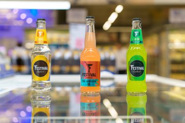 8 Haziran 2023 Beltsy, Moldova. Resimli editör kullanımı için. Alkolik Kokteyl Festivali