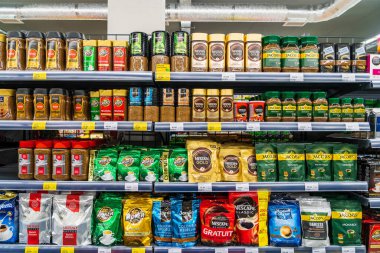 13 Nisan 2023 Beltsy, Moldova. Resimli editör kullanımı için. Kahveli gösteri.