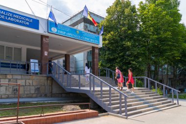 6 Temmuz 2022 Beltsy, Moldova. Resimli editör kullanımı için. Şehir Hastanesi