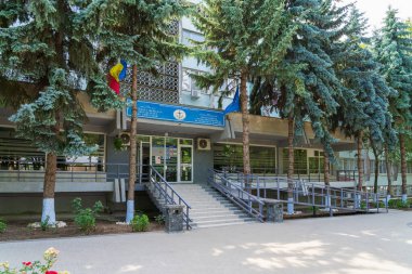 6 Temmuz 2022 Beltsy, Moldova. Resimli editör kullanımı için. Şehir Hastanesi