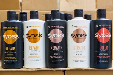 11 Ekim 2023 Beltsy, Moldova. Resimli editör kullanımı için. Şampuan Sistemi