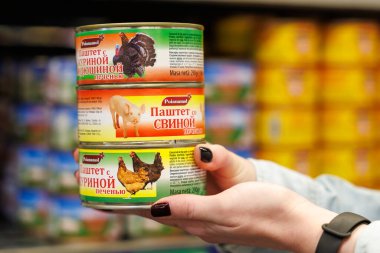 11 Ekim 2023 Beltsy, Moldova. Resimli editör kullanımı için. Konserveler