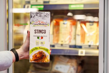 11 Ekim 2023 Beltsy, Moldova. Resimli editör kullanımı için. Kızarmış et.