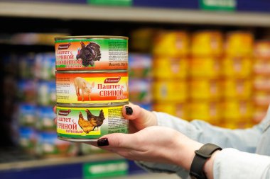 11 Ekim 2023 Beltsy, Moldova. Resimli editör kullanımı için. Konserveler