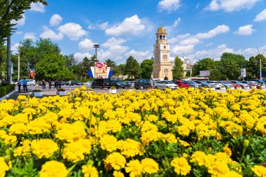 4 Temmuz 2022 Beltsy, Moldova. Resimli editör kullanımı için. Şehir Kilisesi