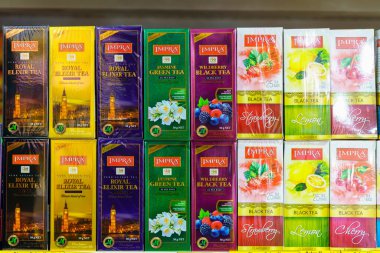 20 Aralık 2022 Beltsy, Moldova. Resimli editör kullanımı için. Çayla gösteriş