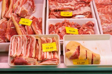 20 Aralık 2022 Beltsy, Moldova. Resimli editör kullanımı için. Piyasada et