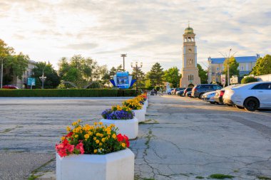 18 Temmuz 2022 Beltsy, Moldova. Resimli editör kullanımı için. Şehir Kilisesi