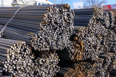 Depodaki malzemeler. Seçici odaklı arkaplan ve metin için alanı kopyala