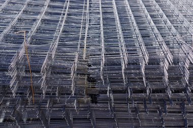 Metal örgü. Seçici odaklı arkaplan ve metin için alanı kopyala