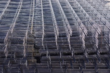 Metal örgü. Seçici odaklı arkaplan ve metin için alanı kopyala