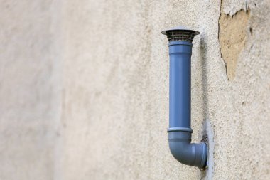 Otonom ısıtma borusu. Seçici odaklı arkaplan ve metin için alanı kopyala.