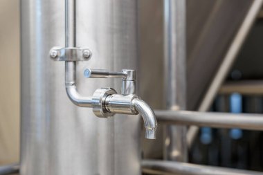 Hazırlık ekipmanlarında paslanmaz çelik endüstriyel valf..