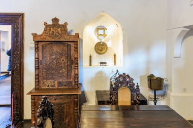 Ahşap dolap, Drakula kalesi. 16 Aralık 2024 Bran Romanya.