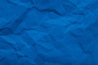 Geometrik desenli mavi desenli buruşuk kağıt arkaplan.