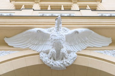 15 Ocak 2023 Iasi Romanya. Resimli editör kullanımı için. Kültür Sarayı Dekorasyonu