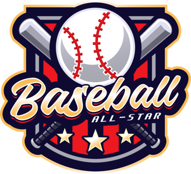 Beyzbol Spor Logosu Tasarım Şablonu